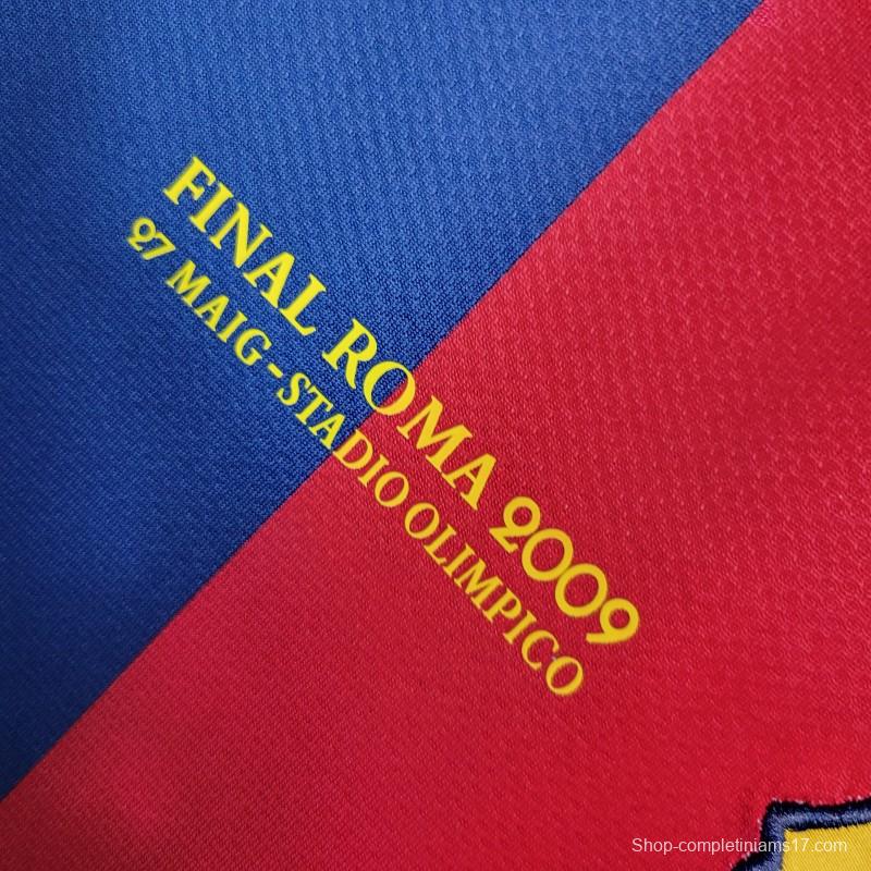 Retro 08-09 Barcelona Home Soccer Jersey