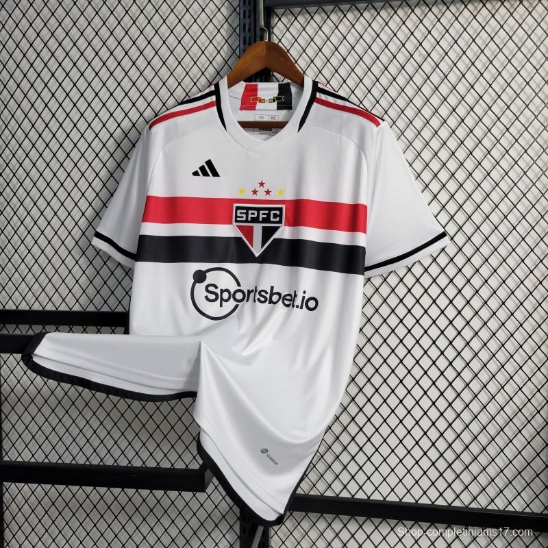 23-24 Sao Paulo Home Jersey