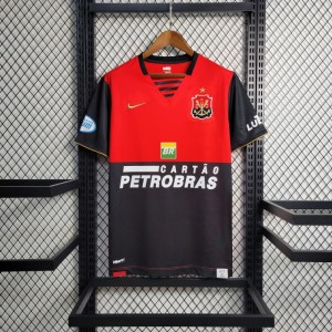 Retro 08-09 Flamengo Third Black Red Jersey