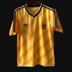 Retro 1988 Sweden Home Jersey