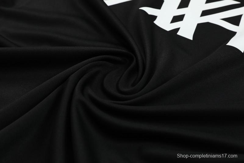 23-24 Liverpool Black Vest Jersey+Shorts