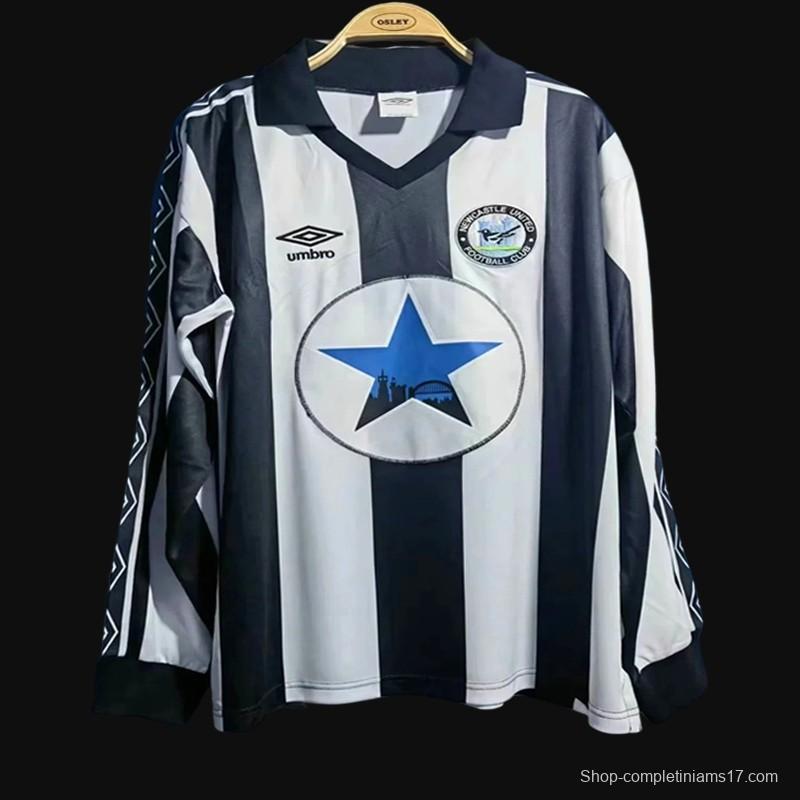 Retro 80/82 Newcastle United Home Long Sleeve