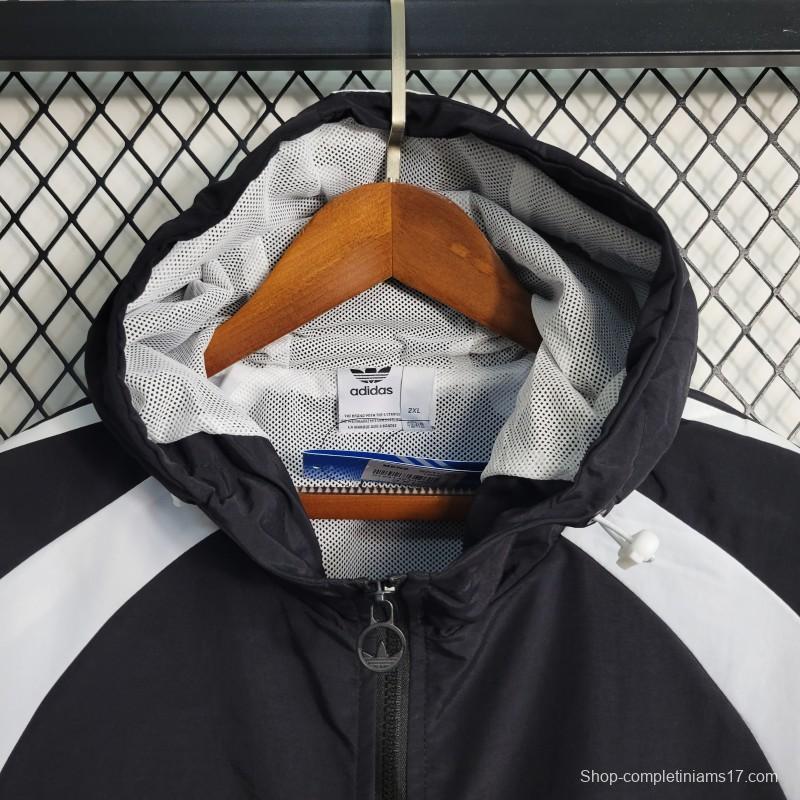 2023 Adidas Originals Black Windbreaker