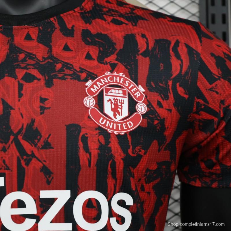 Player Version 23/24 Manchester United Red Training Jersey