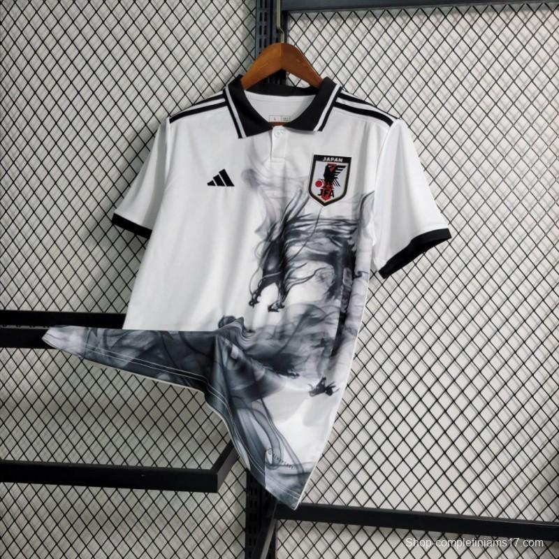 2023 Japan White Ink Painting Dragon Special Jersey