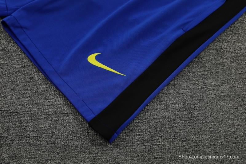 23/24 Inter Milan Blue Training Short Sleeve Jersey+Pants