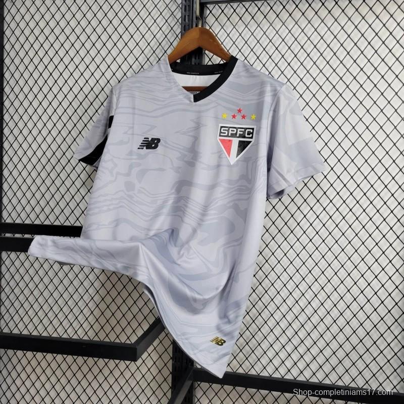 24/25 Sao Paulo Home Gray Goalkeeper Jersey