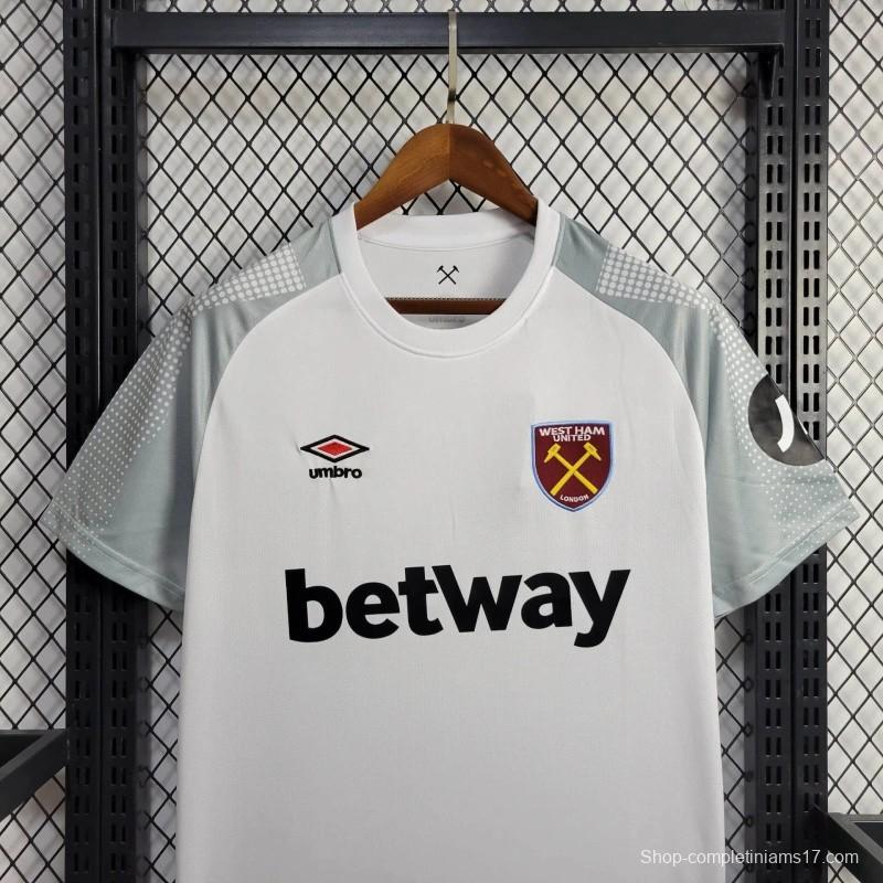 24/25 West Ham United Away White Jersey