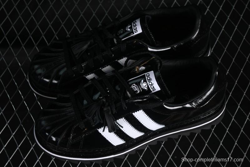 Adidas Superstar Clot IH5953 Preppy Style Shell Toe Sneakers with Perforated Leather - IH5953