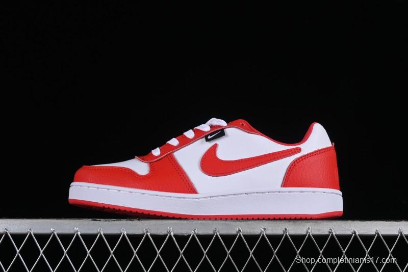 Nike Ebernon Low Premium Black White Low-Top Versatile Breathable Casual Sneakers - AQ1774-101