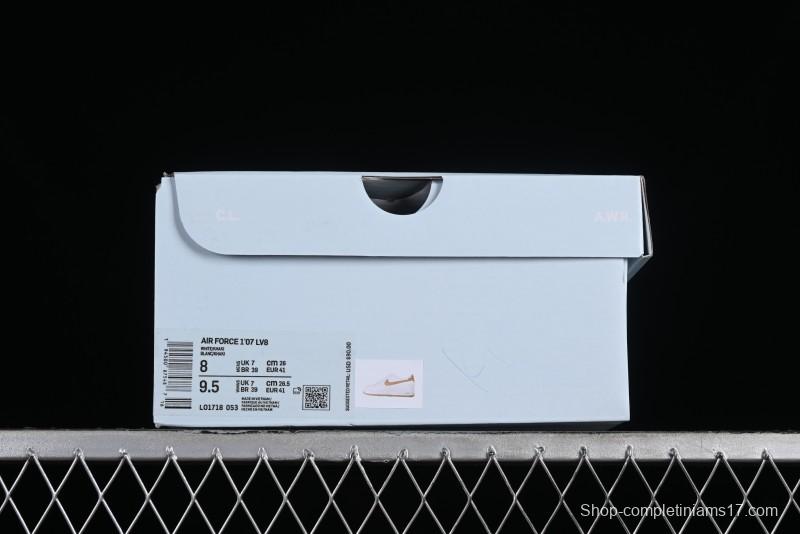 Nike Nocta x Nike Air Force 1 '07 Low "Certified Lover Boy" Khaki Classic Low-Top Casual Sneakers - LO1718-051