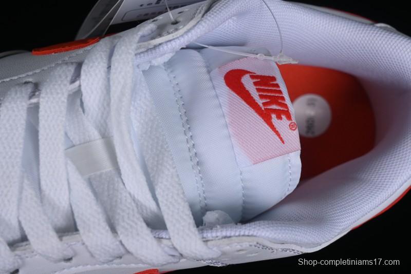 Nike SB Dunk Low White Orange Low-Top Casual Skateboarding Shoes - DV0831-103