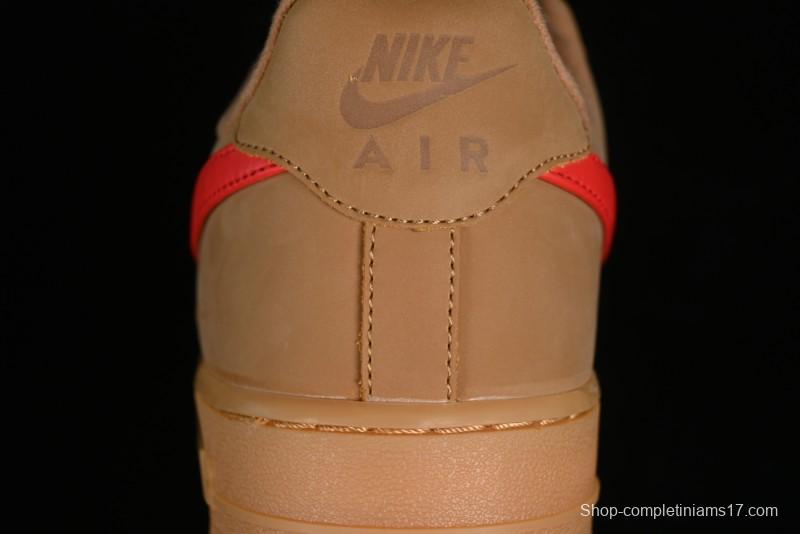 Nike Air Force 1 '07 Low Wheat Color Low-Top Sneakers - FZ7372-300