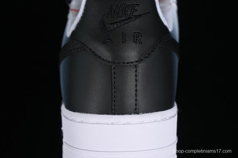 Nike Air Force 1 '07 Low Custom Anime Theme Gradient Brown Swoosh Casual Sneakers - FN0366-103