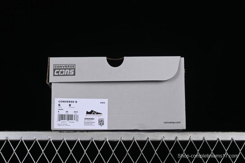 Converse One Star Academy Pro Classic Black & White One Star Retro Casual Skate Shoes - A06426C