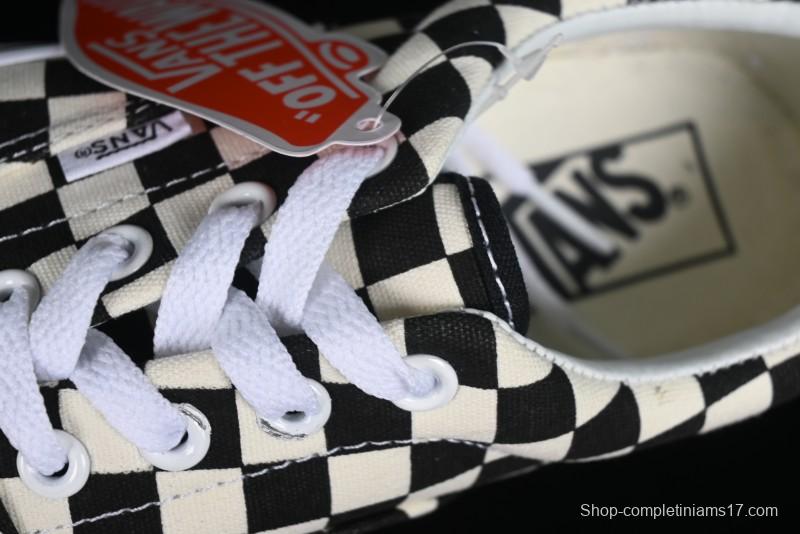 Vans Authentic Golden Coast Classic Checkerboard Slip-On Canvas Shoes - VN0A4BV4R6R