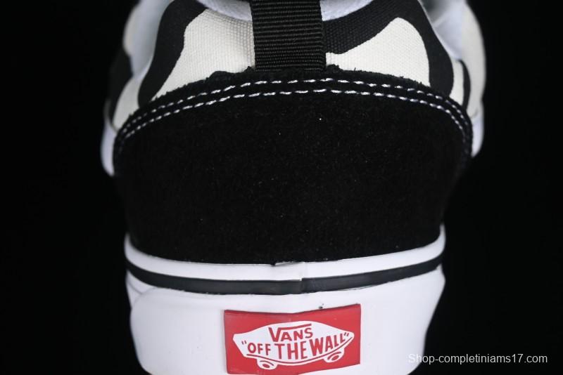 Vans Classics Knu Skool Cow Print Chunky Tongue Skate Shoes - VN0009QCB9P