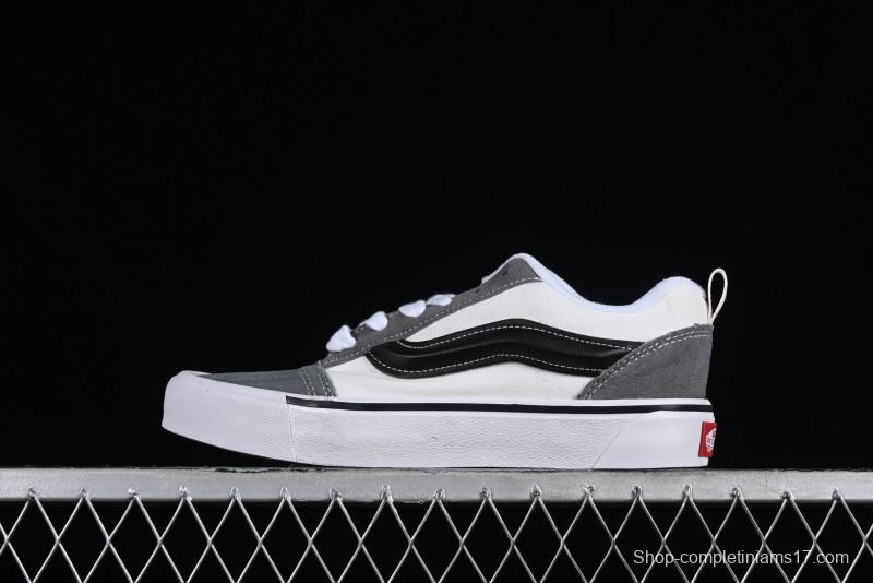 Vans Classics Knu Skool Retro Skate Shoes with Checkerboard Design - VN0009QC6PA