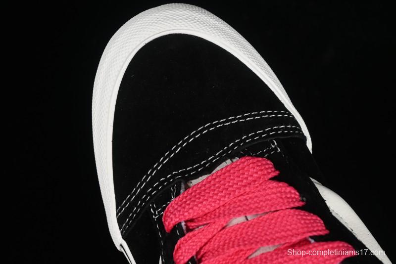 Vans Classics Knu Skool Retro Skate Shoes with Thickened Tongue and Oversized Toe - VN0009QCBLK