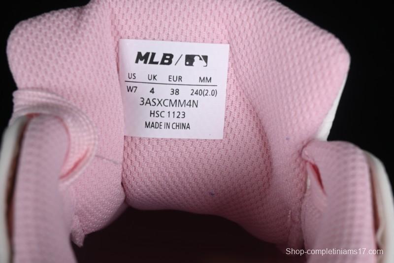 MLB NY Chunky Liner New York Yankees Velcro Print Logo Lightweight Platform Casual Sneakers - 3ASXCMM4N50PKS