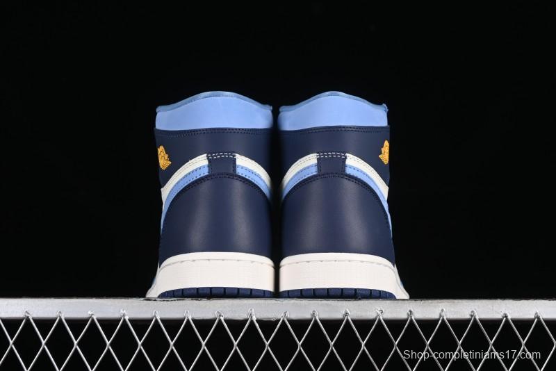 Air Jordan 1 High-Top "First in Flight" Obsidian 2.0  Basketball Shoes