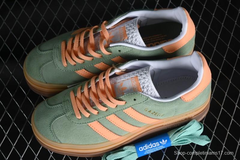 Adidas Originals Gazelle Bold IH7495 Low-Top Sneakers with Thick Sole for Casual Wear Anti-Slip and Durable - IH7495