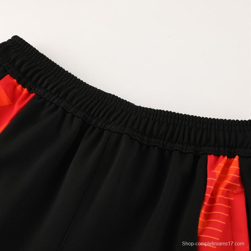 24/25 Adidas Red/Orange Full Zipper Jacket +Long Pants