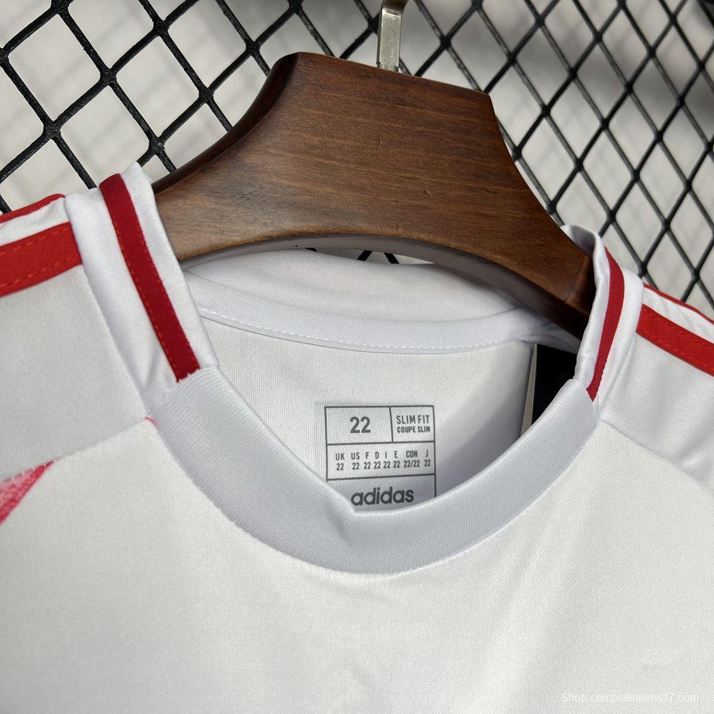 2024 Kids Japan Away White Jersey