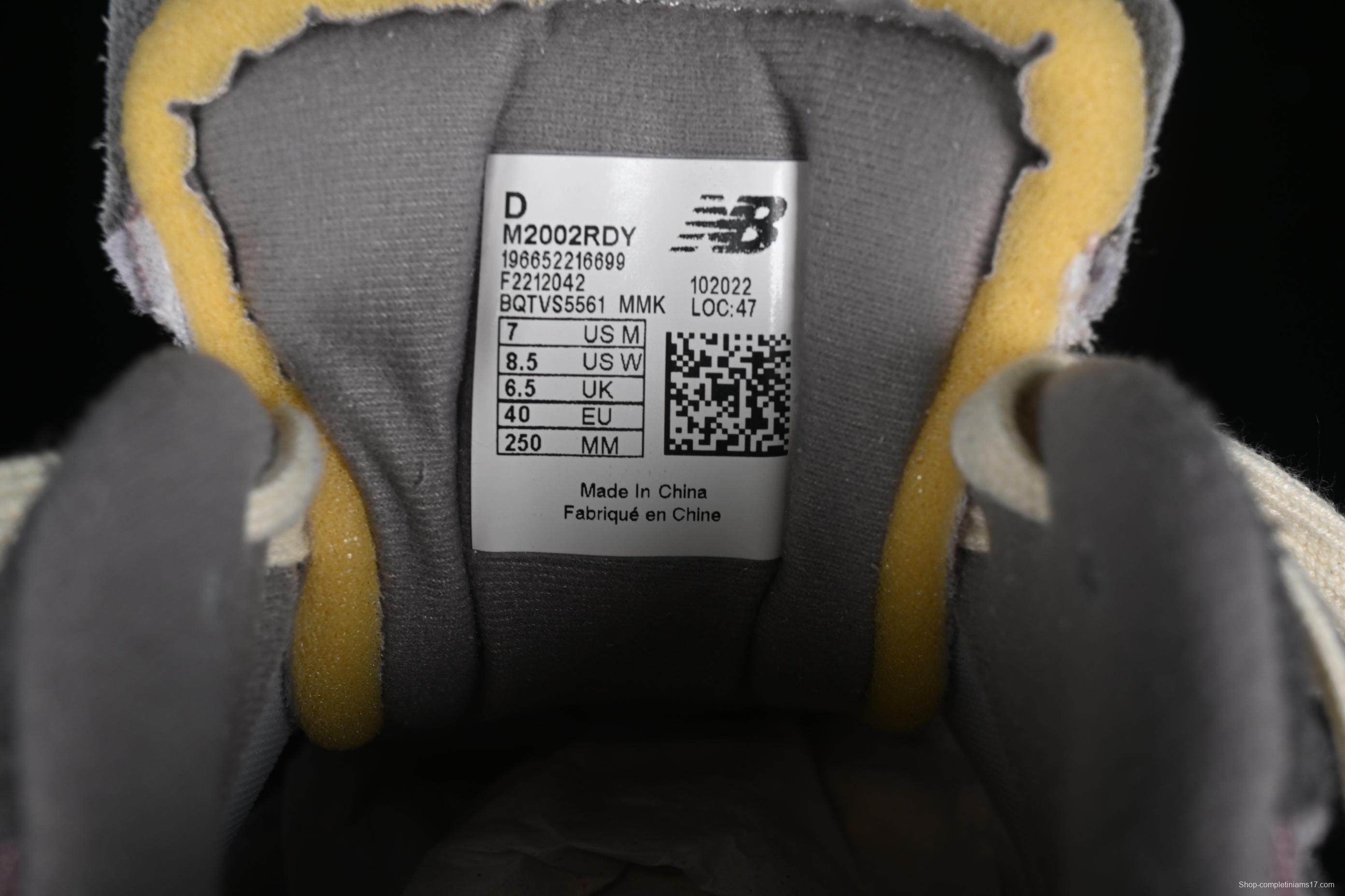 New Balance 2002 Series Retro Casual Running Shoes with Upgraded N-ERGY Cushion - M2002RDY