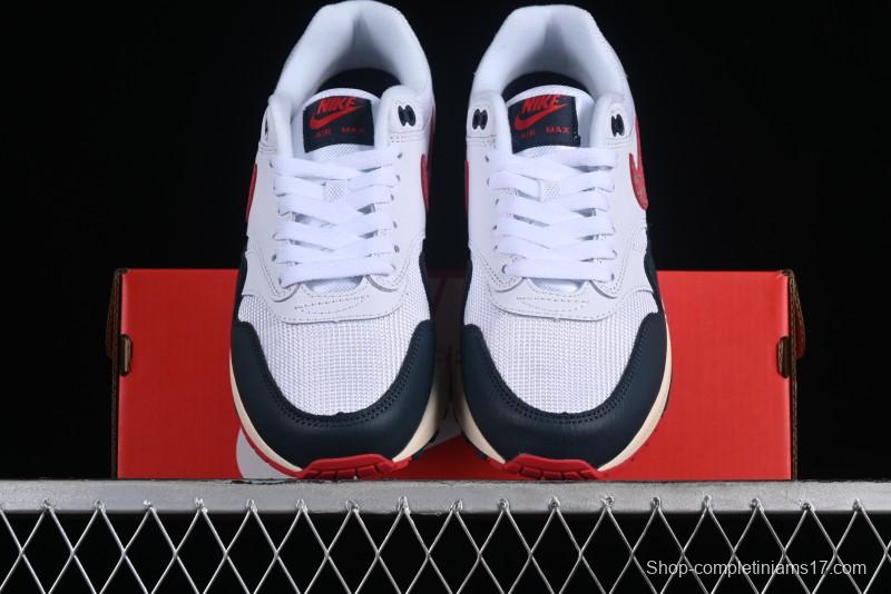 Nike Air Max 1 Premium Retro Running Shoes with Half-Sole Air Cushion - DH1348-146