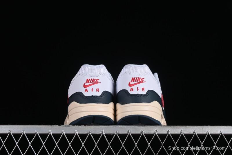 Nike Air Max 1 Premium Retro Running Shoes with Half-Sole Air Cushion - DH1348-146