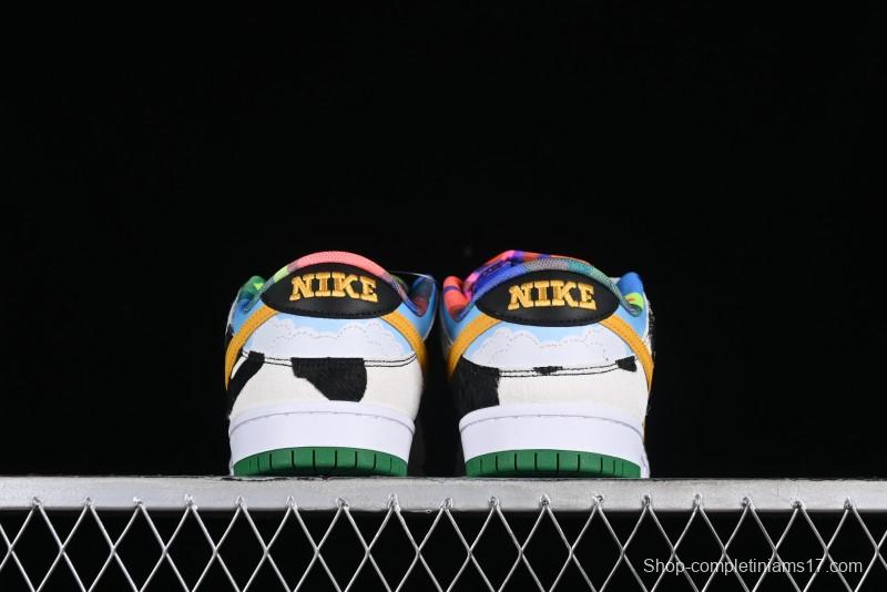 Nike Ben & Jerry's x Nike SB Dunk Low Pro QS "Chunky Dunky" Classic Casual Skate Shoes - CU3244-100
