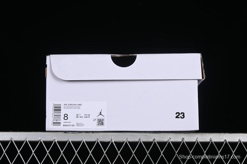 Nike Air Jordan 1 Mid AJ1 Basketball Shoes in Fresh Warm Green - BQ6472-130