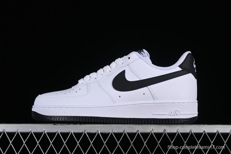 Nike Air Force 1 '07 Low Casual Sneakers in Black and White - FQ4296-101