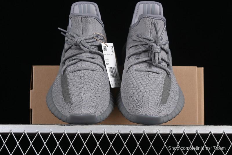 Adidas Yeezy 350 Boost V2 Running Shoes with Space Ash Colorway - IF3219