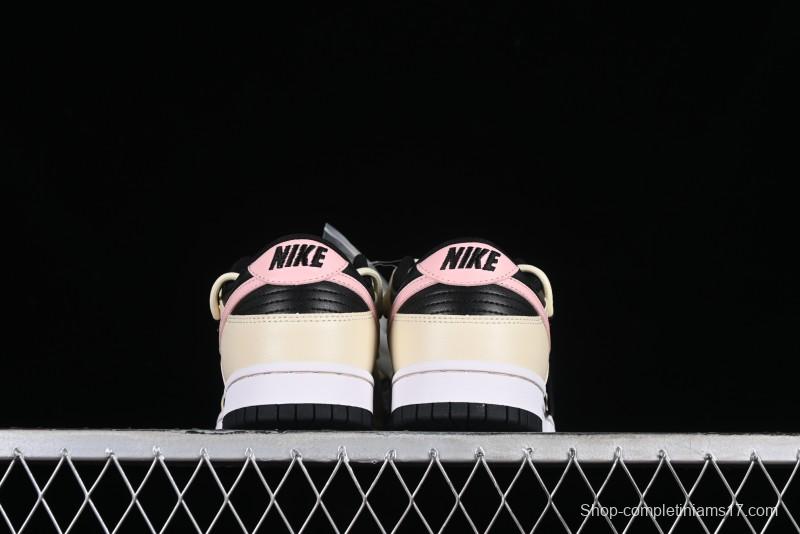 Nike Dunk Low SB Casual Skate Shoes with Smoked Rose Design - FD1232-001