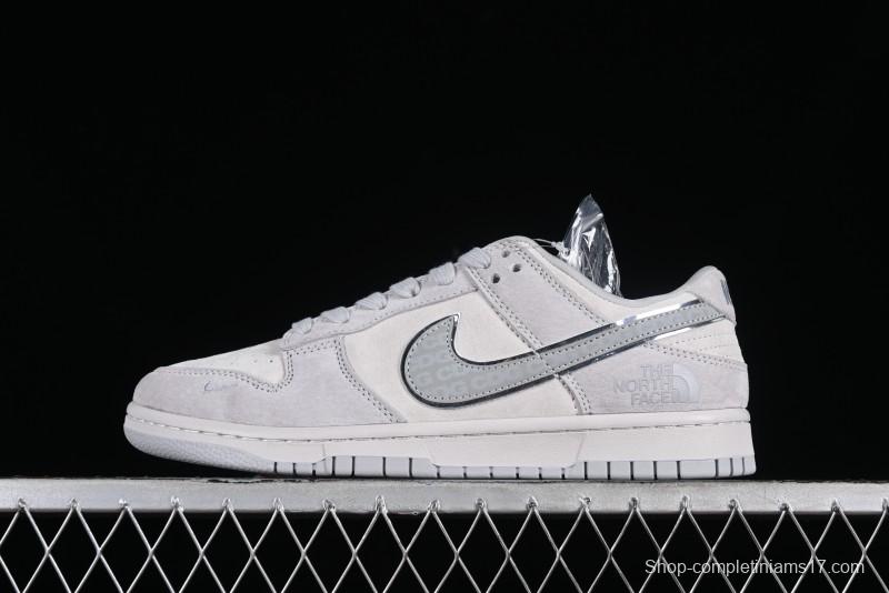 Nike Dunk Low The North Face CDG Collaboration - Light Grey Skateboarding Shoes - DQ1098-338