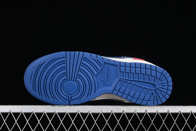 Supreme x Nike SB Dunk Low Casual Skate Shoes with Zoom Air Cushion - DQ1098-335