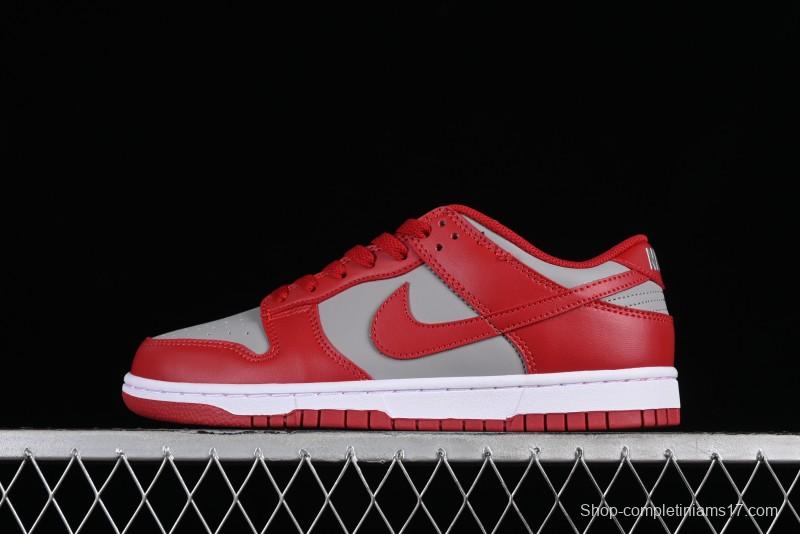 Nike SB Dunk Low Grey Red Colorway Low-Top Casual Skateboarding Shoes - CW1590-0002