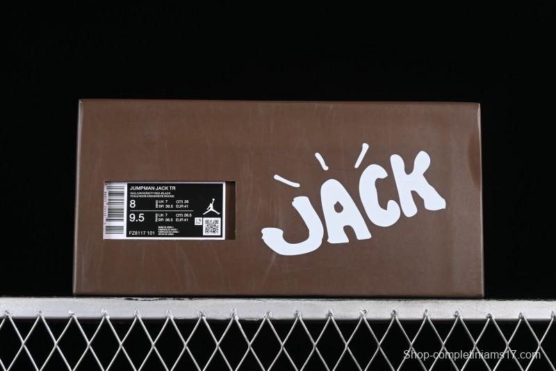 Nike Travis Scott x Jordan Jumpman Jack TR University Red Basketball Shoes - FZ8117-101