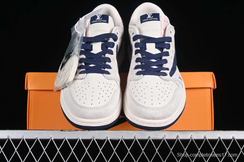 Nike Air Jordan 1 Low OG SP Travis Scott x Fragment Design Collaboration Sneakers - YQ2088-668