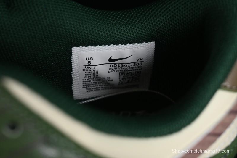 Nike Dunk Low Panda Prank Street Racing Lightyear Distressed SB Strap Low-Top Casual Sneakers - DD1391-300