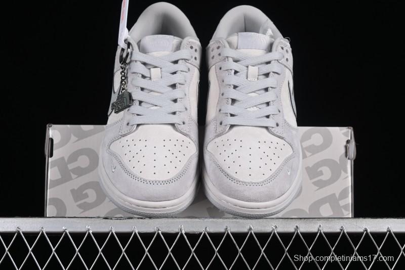 Nike Dunk Low The North Face CDG Collaboration - Light Grey Skateboarding Shoes - DQ1098-338