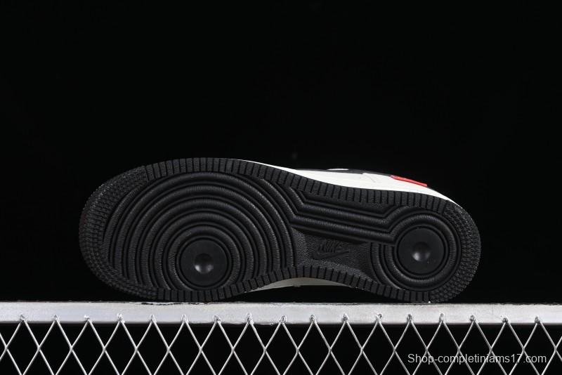Supreme x Nike Air Force 1 '07 Low Casual Skate Shoes with Zoom Air Cushion - HD1968-009