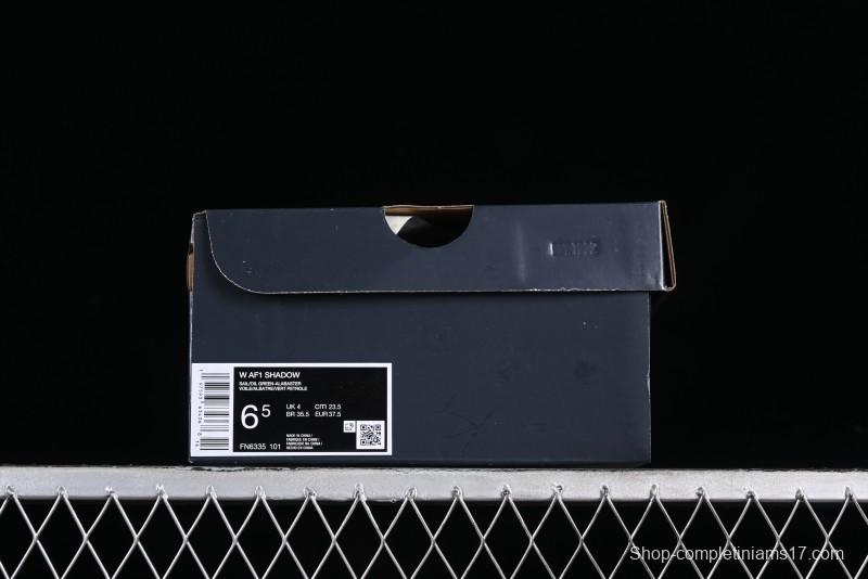 Nike Air Force 1 Shadow Low-Top Sneakers with Lightweight EVA Midsole and Anti-Slip RB Rubber Outsole - FN6335-101