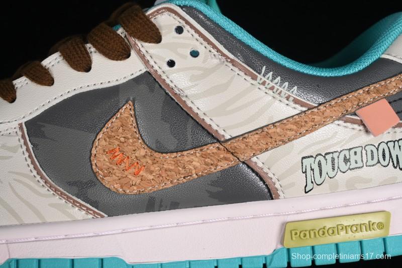 Nike Dunk Low Panda Prank Spring Touchdown Spring Forward Brown Green SB Strap Low Top Casual Skate Shoes - DV0834-101