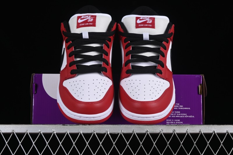 Nike SB Dunk Low Pro Retro Chicago Skateboarding Shoes - BQ6817-600