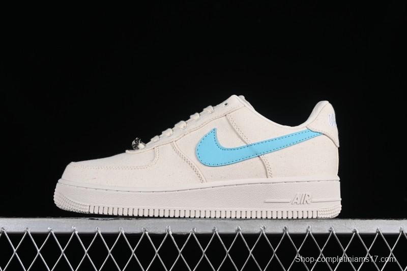 Nike RTFKT x Nike Air Force 1 Low Casual Sneakers with Full-Length Air Cushion - FQ3954-100