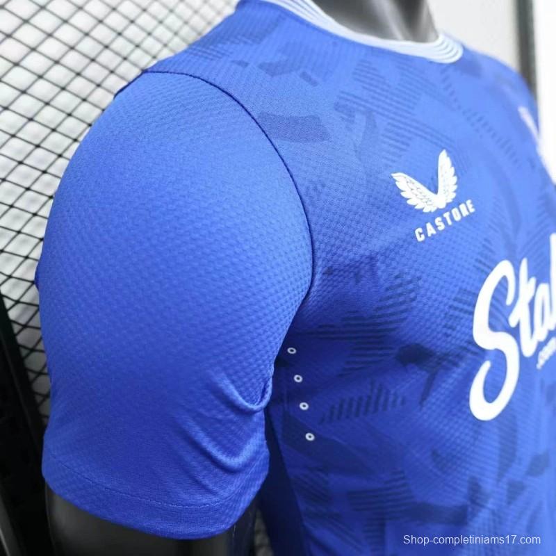 24/25 Player Version Everton Home Jersey