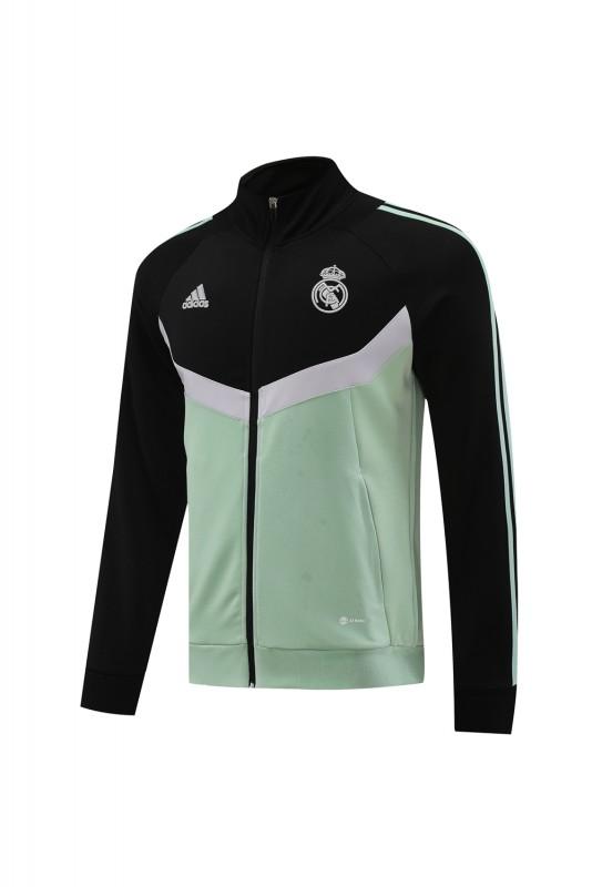 24/25 Real Madrid Green/Black Full Zipper Jacket +Long Pants